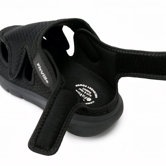 FitVille Mens "EasyTop V5" Recovery Sandal Shoes- Casual Walking- Size: 10W - Picture 7 of 17